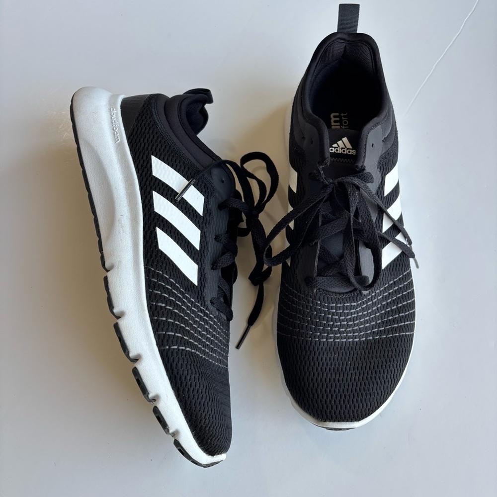 SH2 Adidas Men's Black Cloud foam Sneakers Casual Athletic Shoes 10.5 Streetwear
